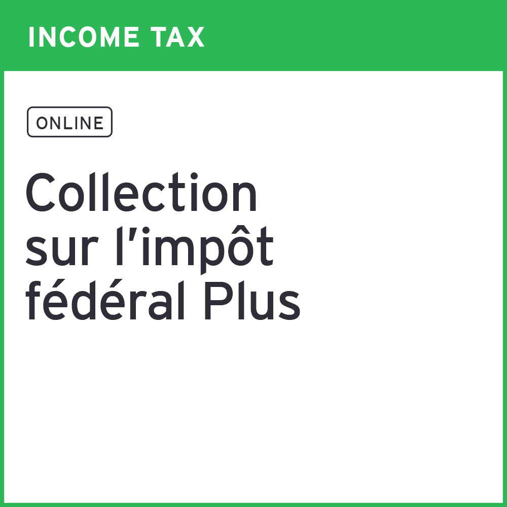 Collection sur l'impôt fédéral (CIF Plus)