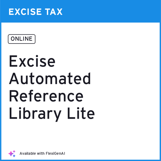 Excise Automated Reference Library Lite (EARL Lite)