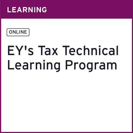 Programme d’apprentissage technique en fiscalité d’EY