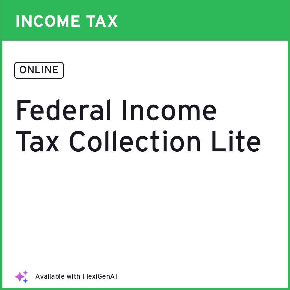 Federal Income Tax Collection Lite (FITAC Lite)