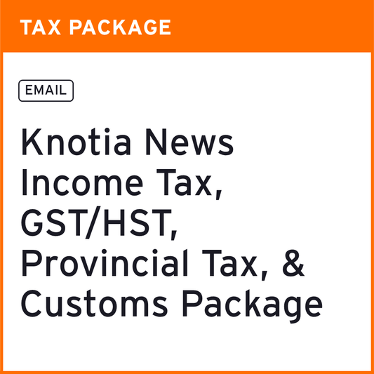 Série de nouvelles Knotia sur l’impôt sur le revenu, la TPS/TVH, les taxes et impôts provinciaux et les droits de douane