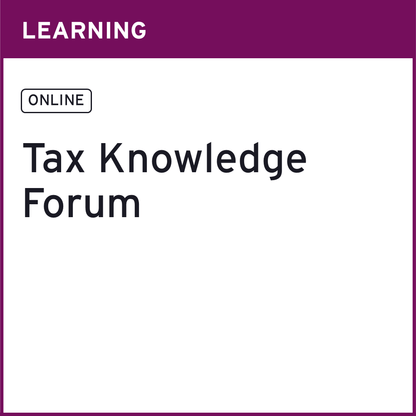 EY's Tax Technical Learning Program
