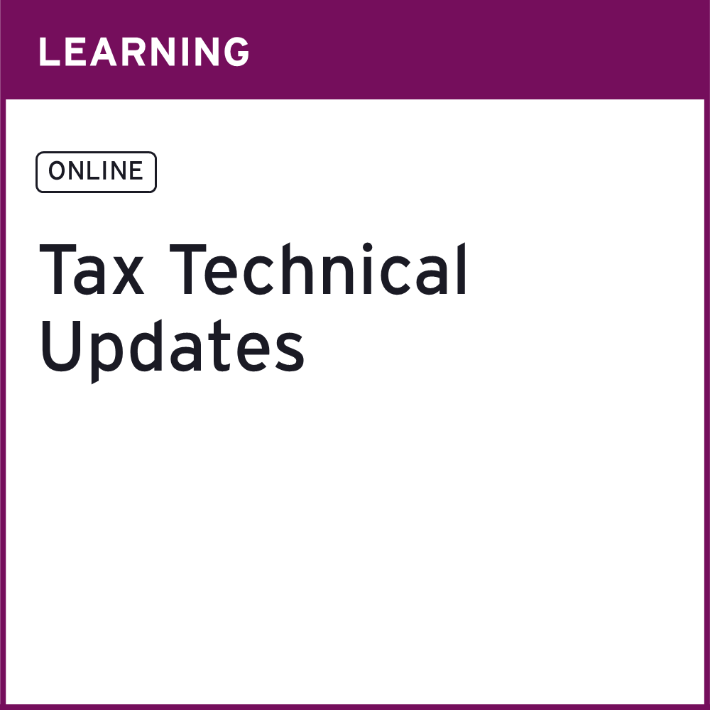 EY's Tax Technical Learning Program